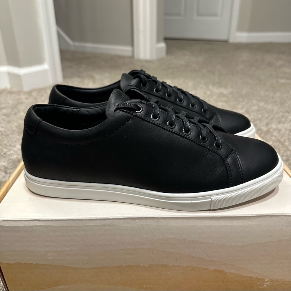 Portland Leather - Patina - Men's Low Top Sneaker - Black